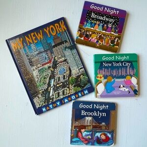 4x bundle NYC kids books hardcover new york city assorted toddler